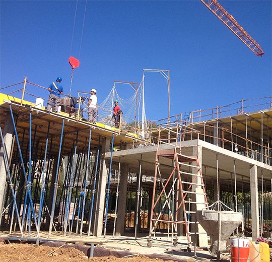 Construcción de pisos y edificios